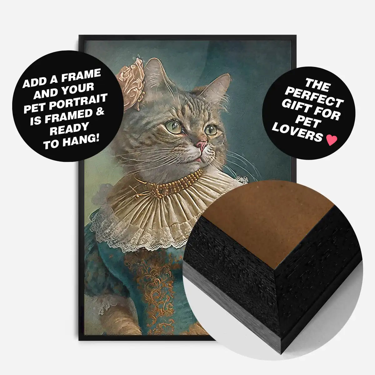 Custom Pet Portrait Print - Style 13
