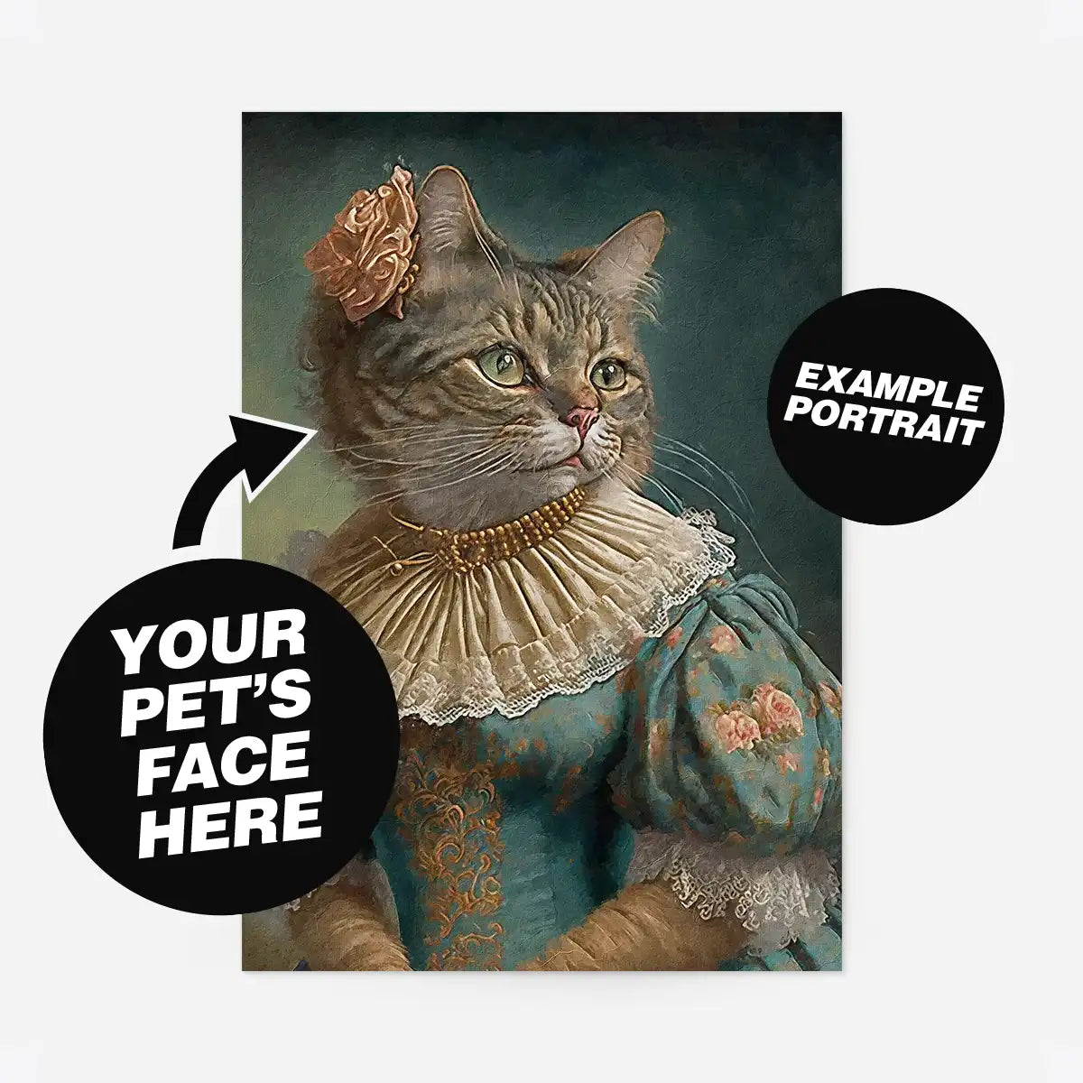 Custom Pet Portrait Print - Style 13