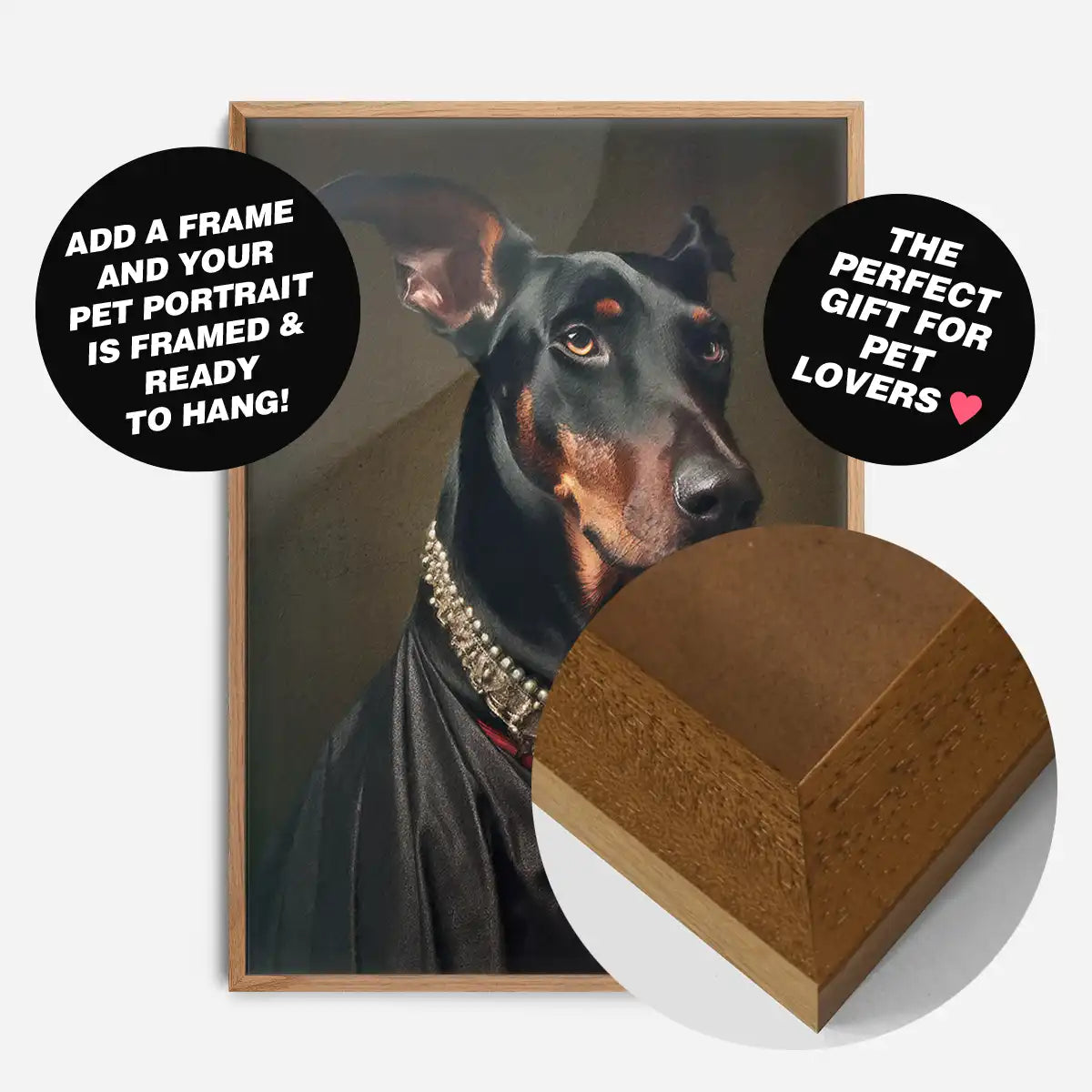 Custom Pet Portrait Print - Style 14