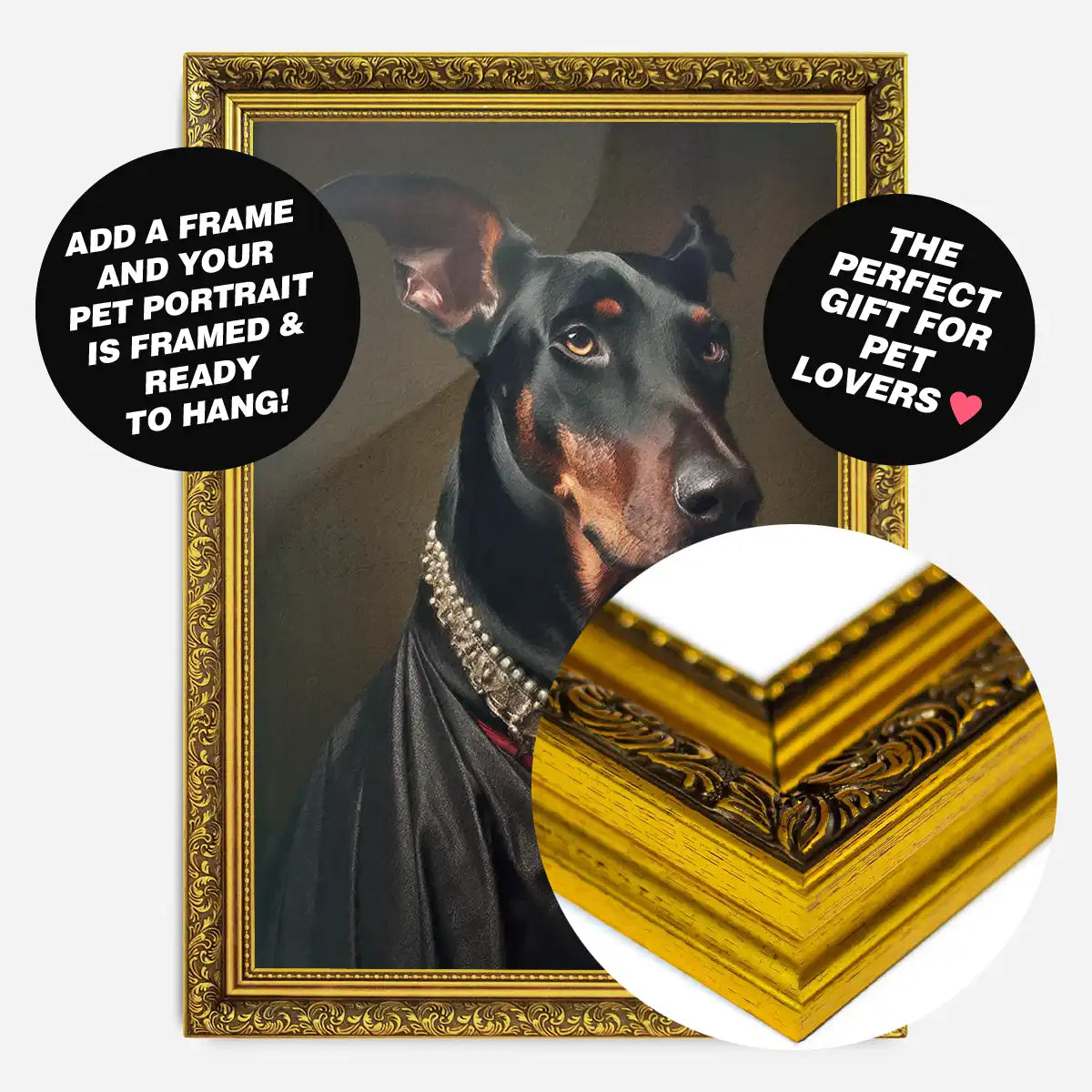 Custom Pet Portrait Print - Style 14