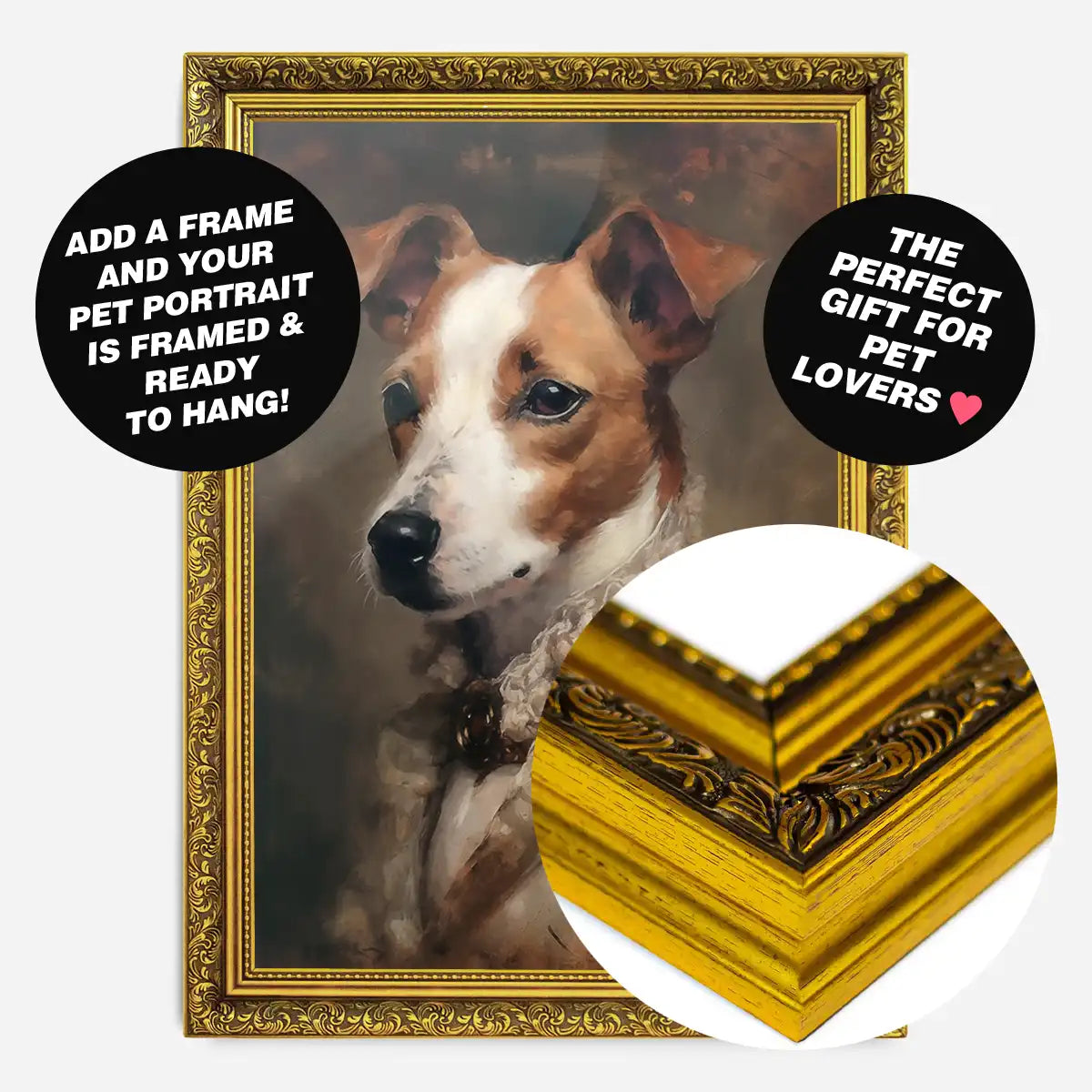 Custom Pet Portrait Print - Style 16