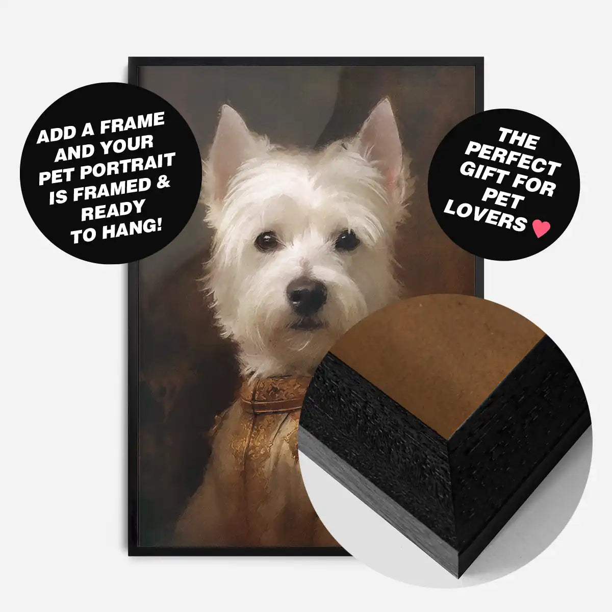 Custom Pet Portrait Print - Style 17