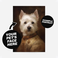 Custom Pet Portrait Print - Style 17