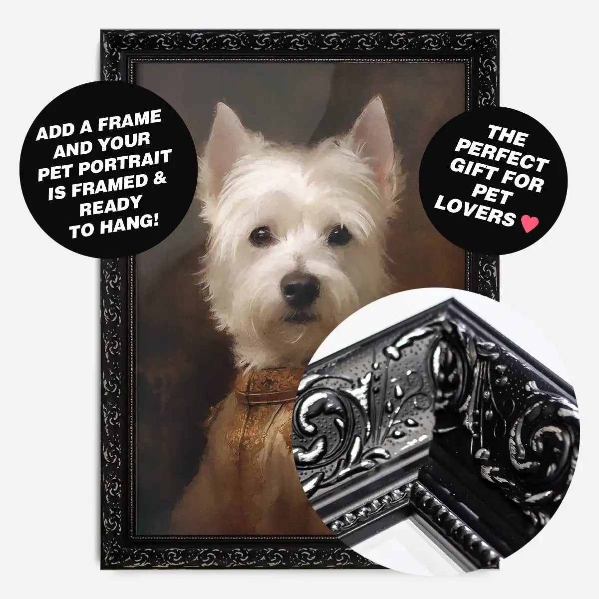 Custom Pet Portrait Print - Style 17