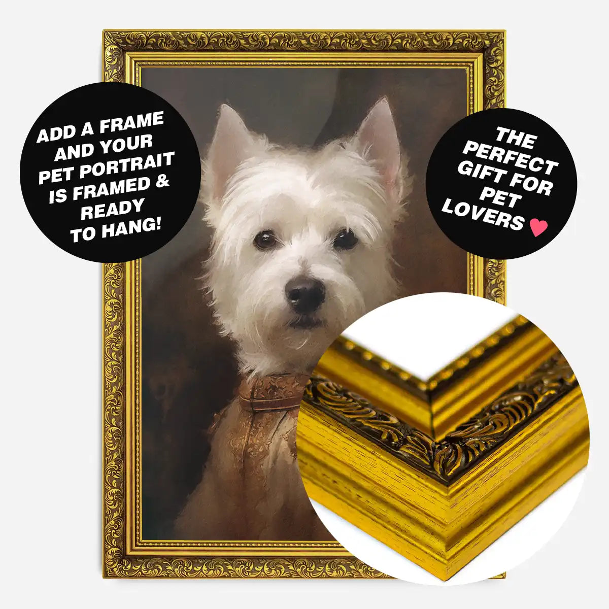 Custom Pet Portrait Print - Style 17