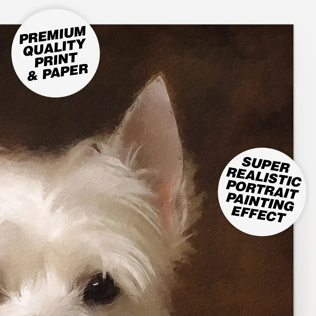 Custom Pet Portrait Print - Style 17