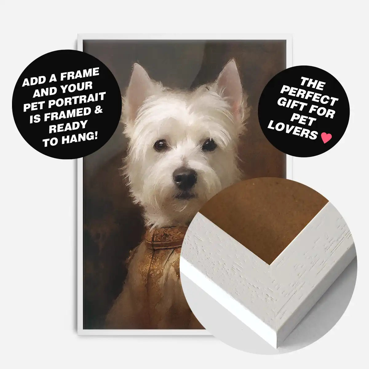 Custom Pet Portrait Print - Style 17
