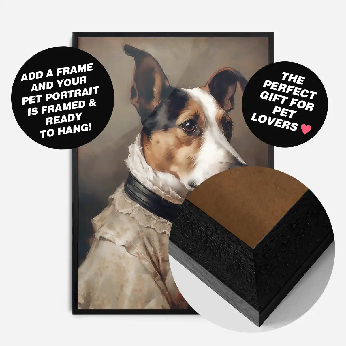 Custom Pet Portrait Print - Style 18