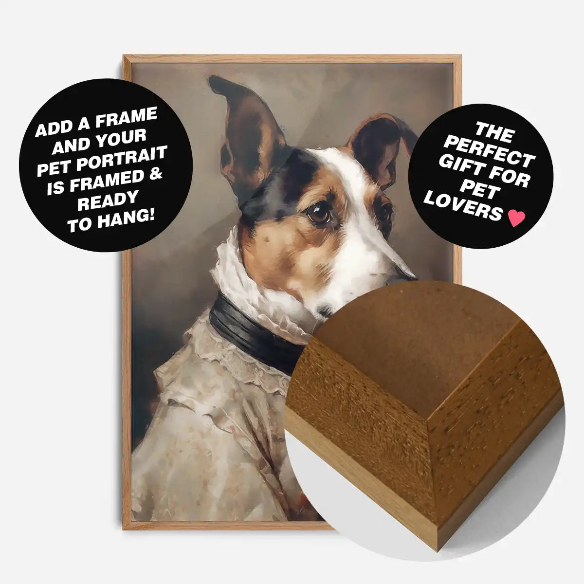 Custom Pet Portrait Print - Style 18