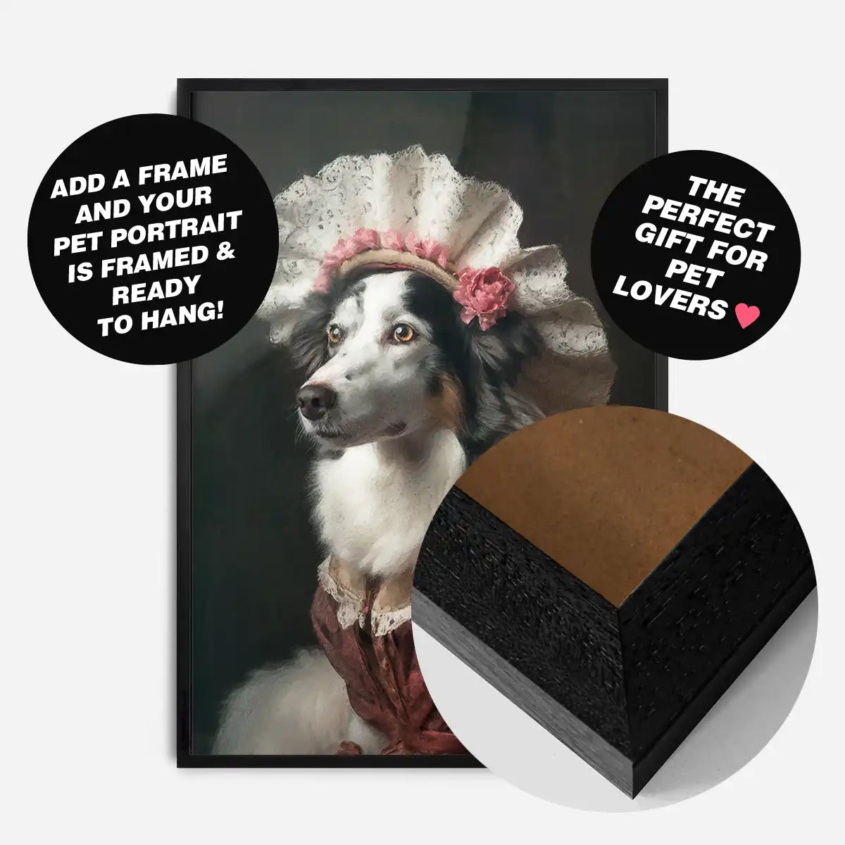Custom Pet Portrait Print - Style 19