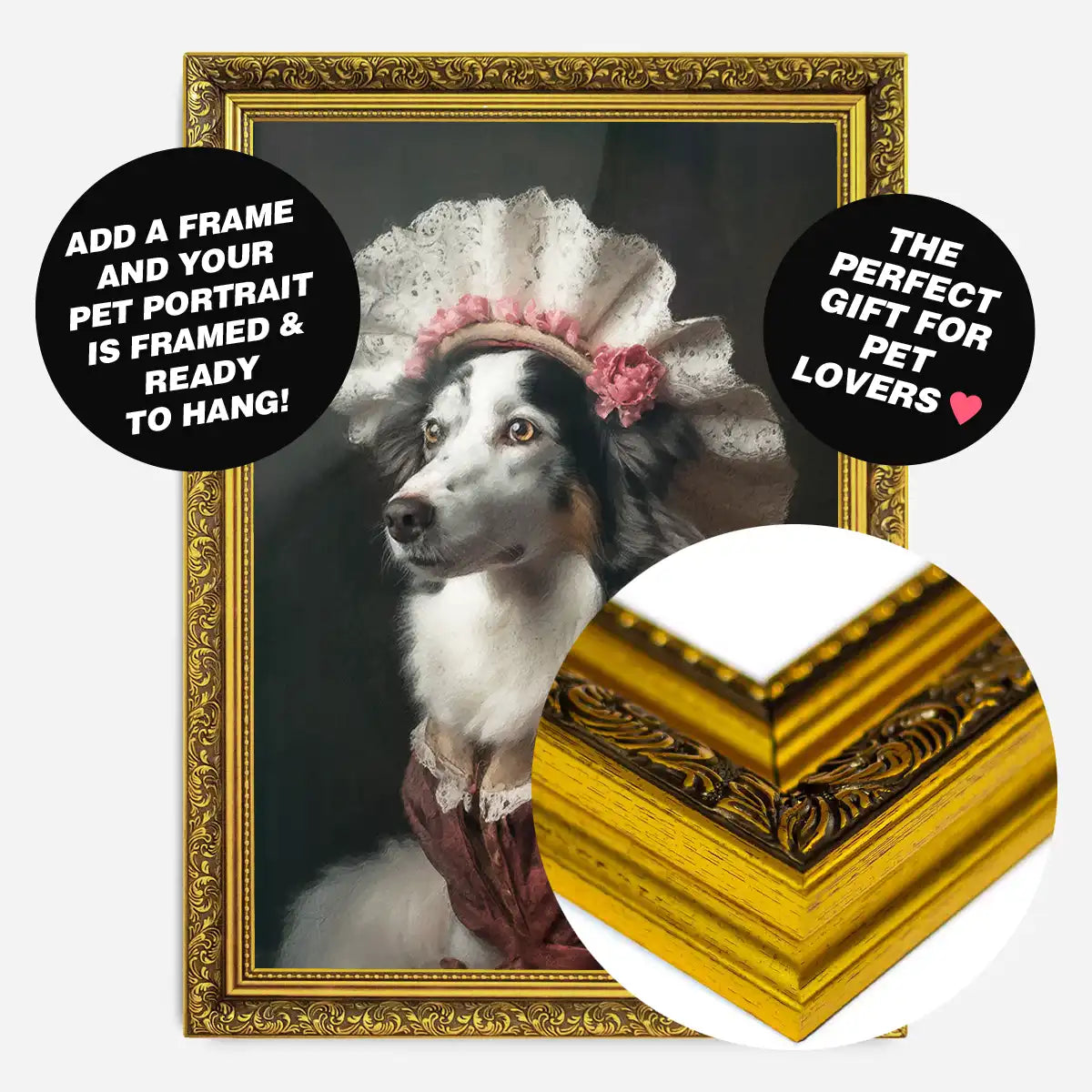 Custom Pet Portrait Print - Style 19