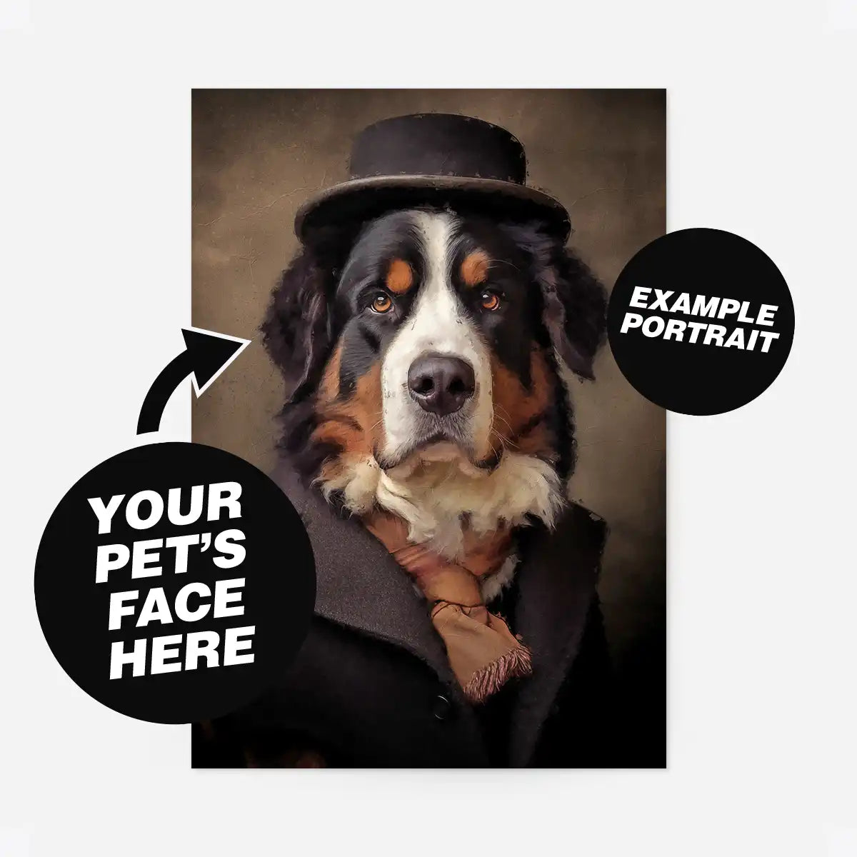 Custom Pet Portrait Print - Style 21