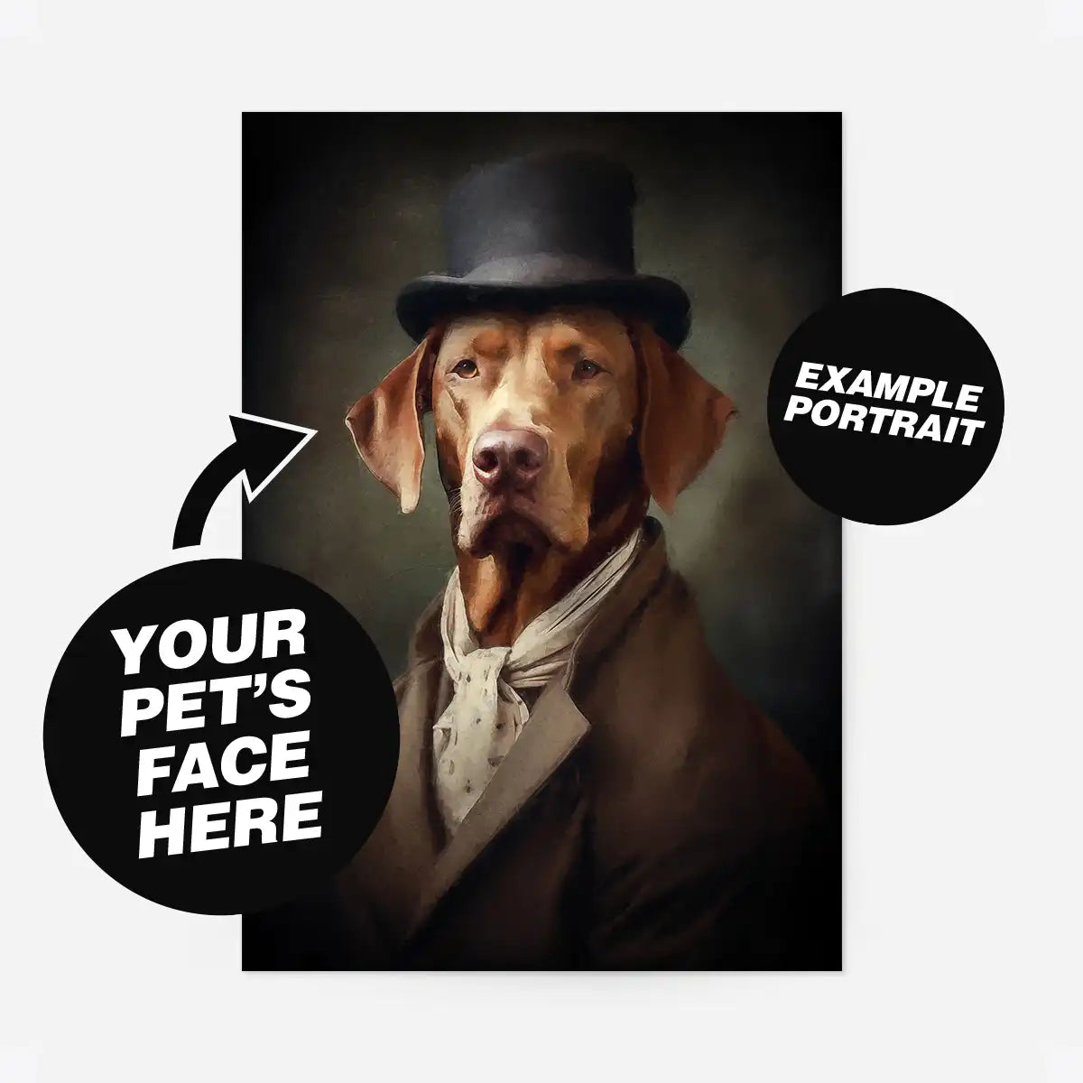 Custom Pet Portrait Print - Style 22