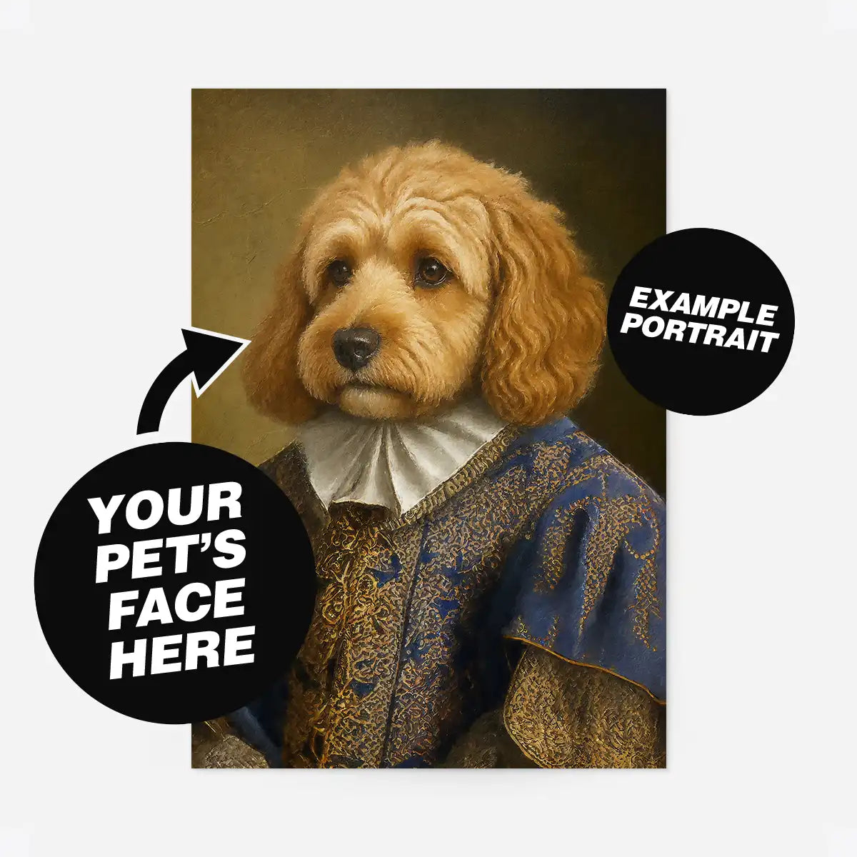 Custom Pet Portrait Print - Style 24