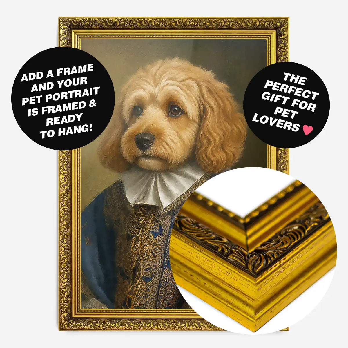 Custom Pet Portrait Print - Style 24