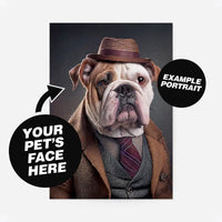 Custom Pet Portrait Print - Style 25