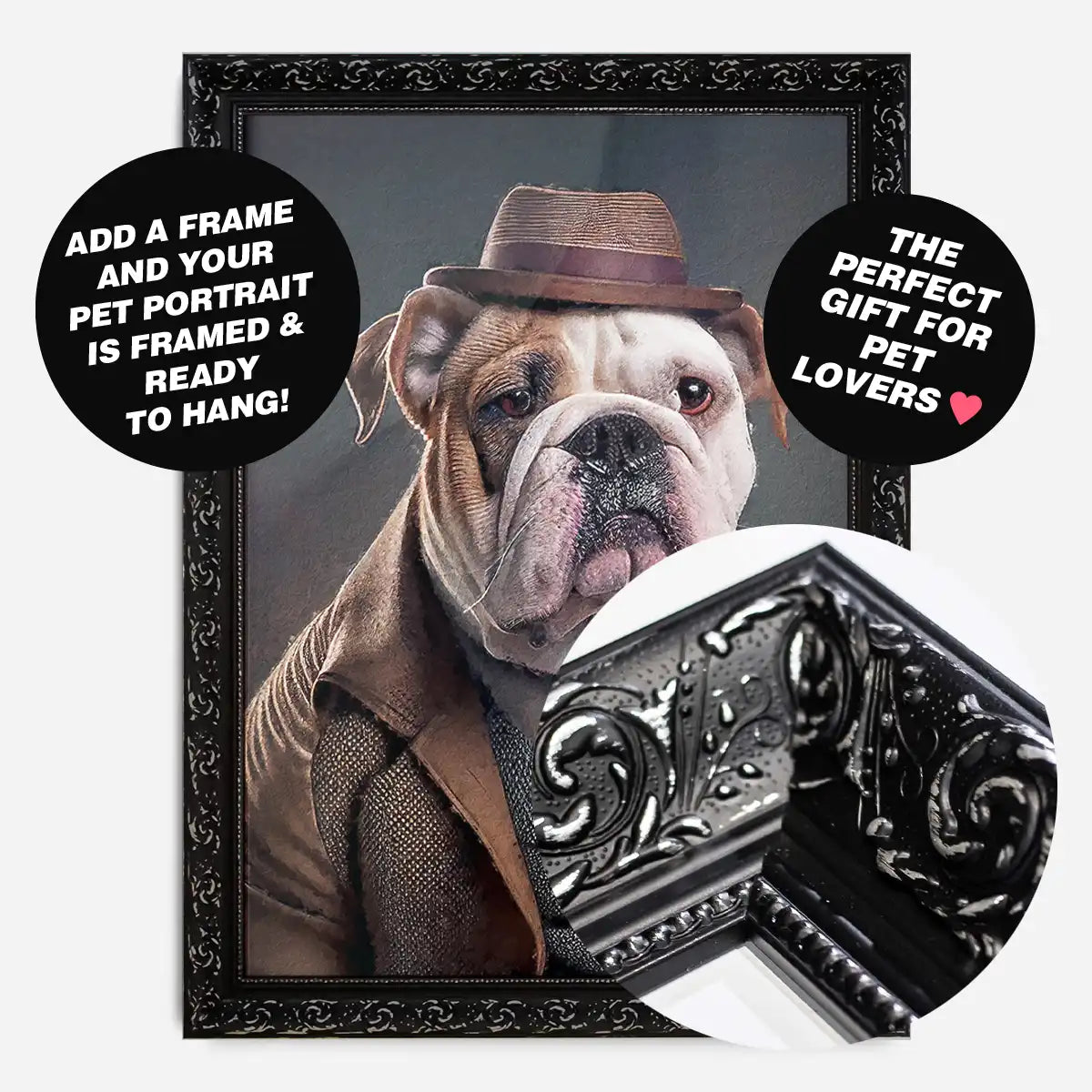 Custom Pet Portrait Print - Style 25