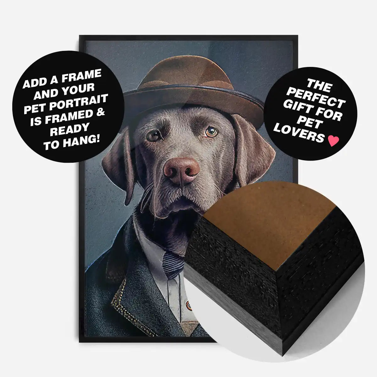 Custom Pet Portrait Print - Style 26