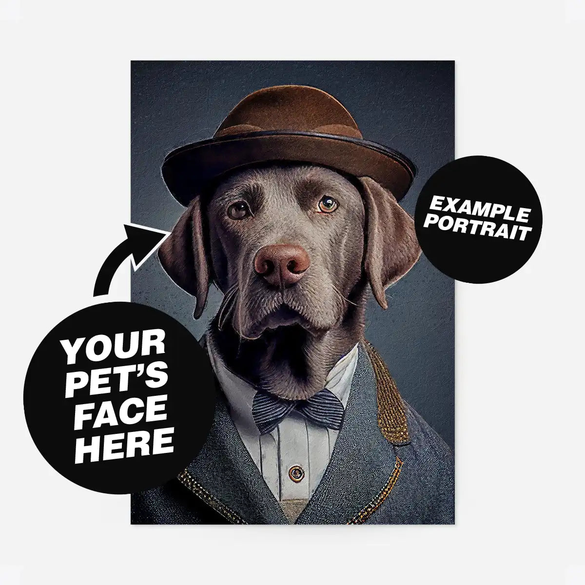Custom Pet Portrait Print - Style 26