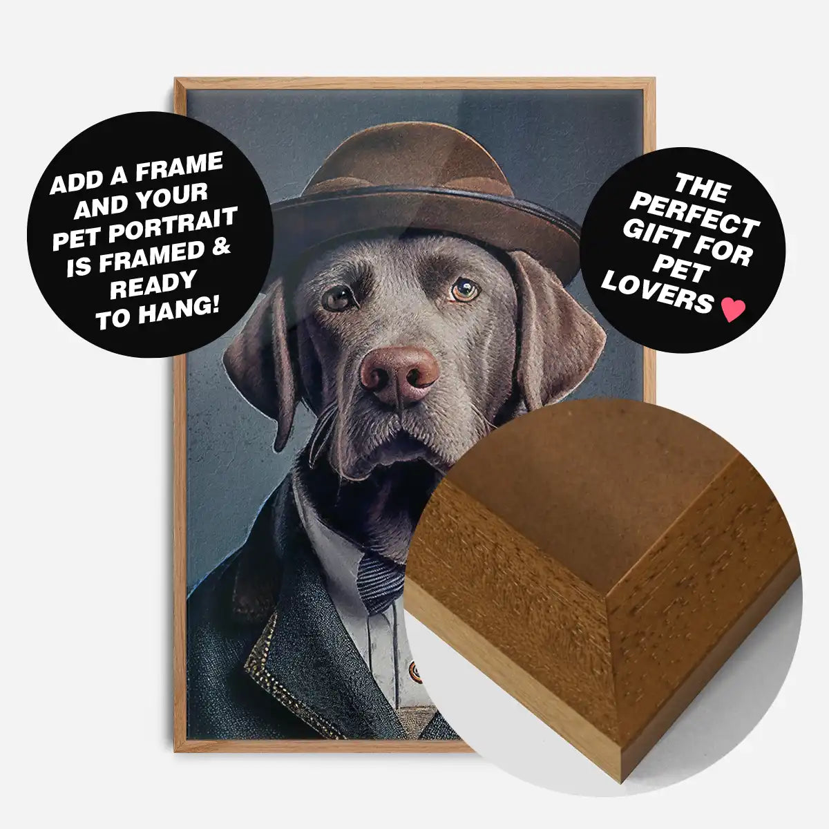 Custom Pet Portrait Print - Style 26