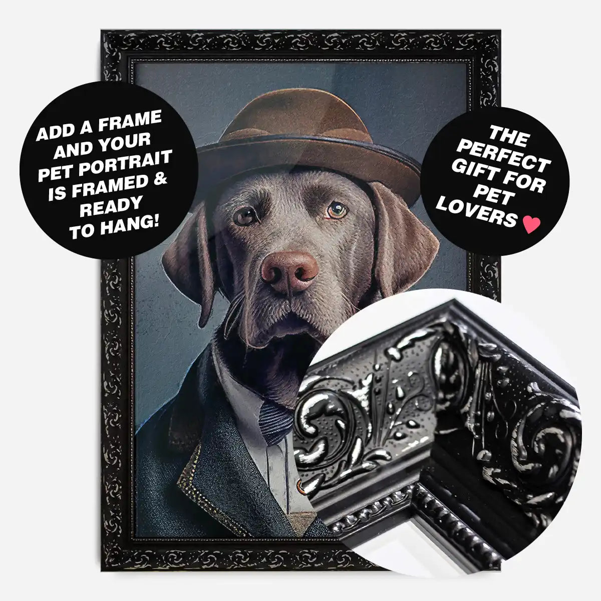 Custom Pet Portrait Print - Style 26