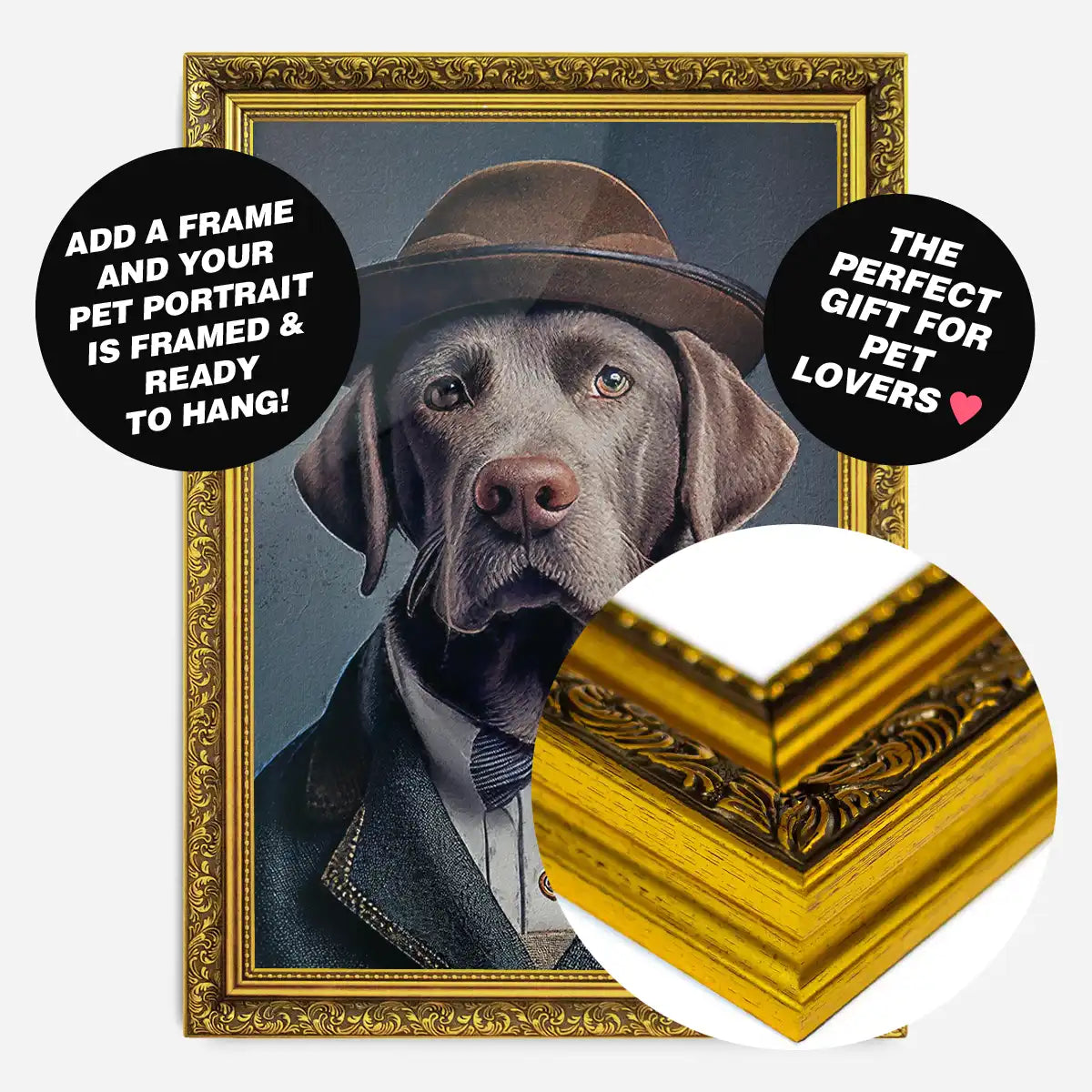 Custom Pet Portrait Print - Style 26