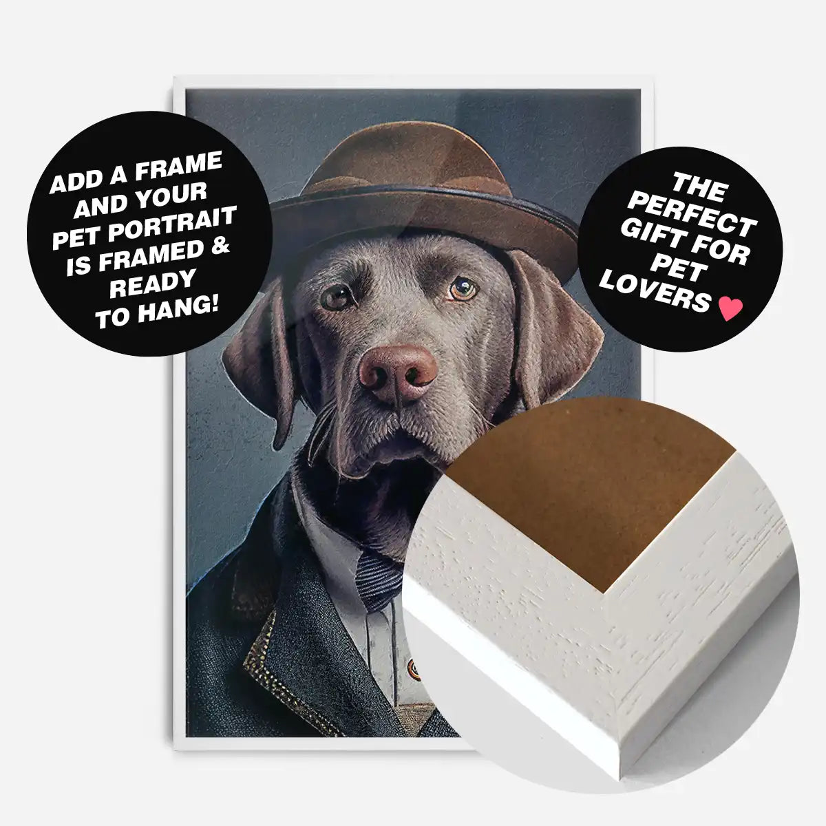 Custom Pet Portrait Print - Style 26