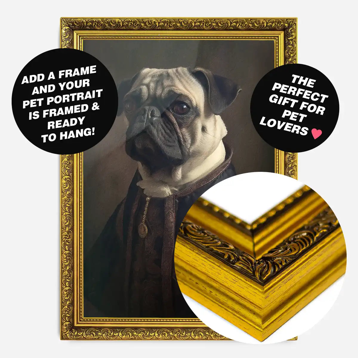Custom Pet Portrait Print - Style 27