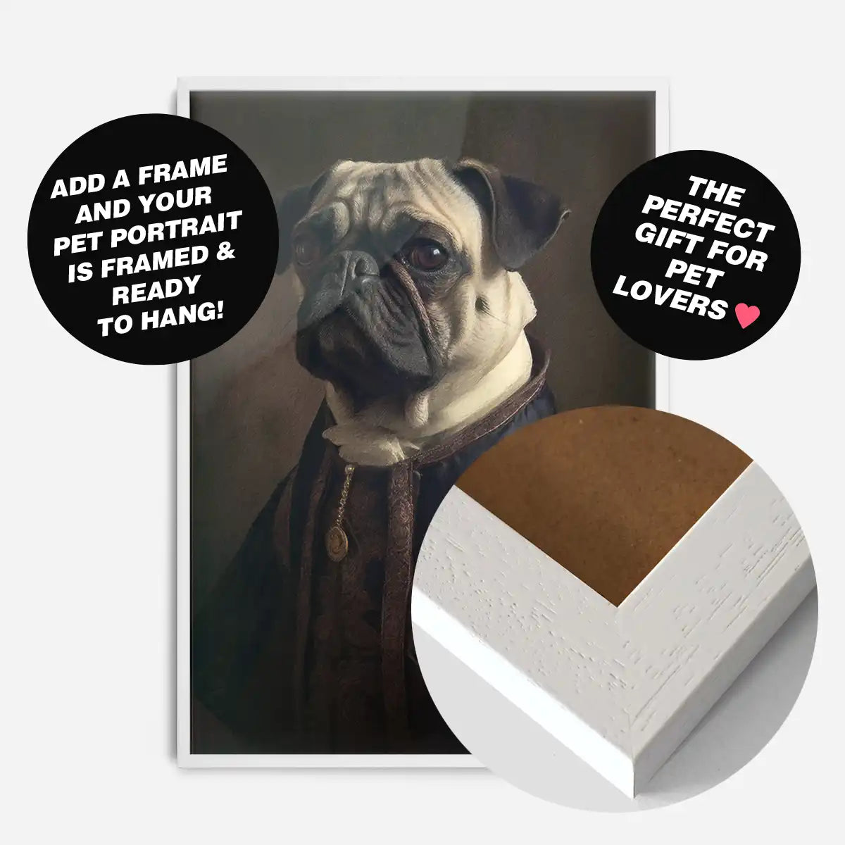 Custom Pet Portrait Print - Style 27
