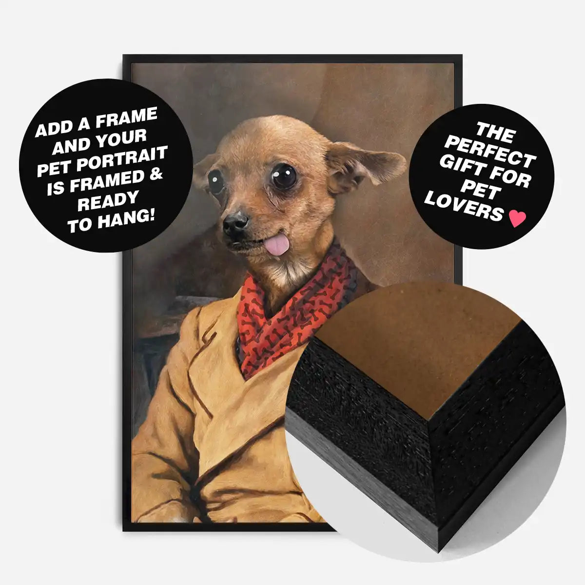 Custom Pet Portrait Print - Style 28