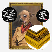 Custom Pet Portrait Print - Style 28