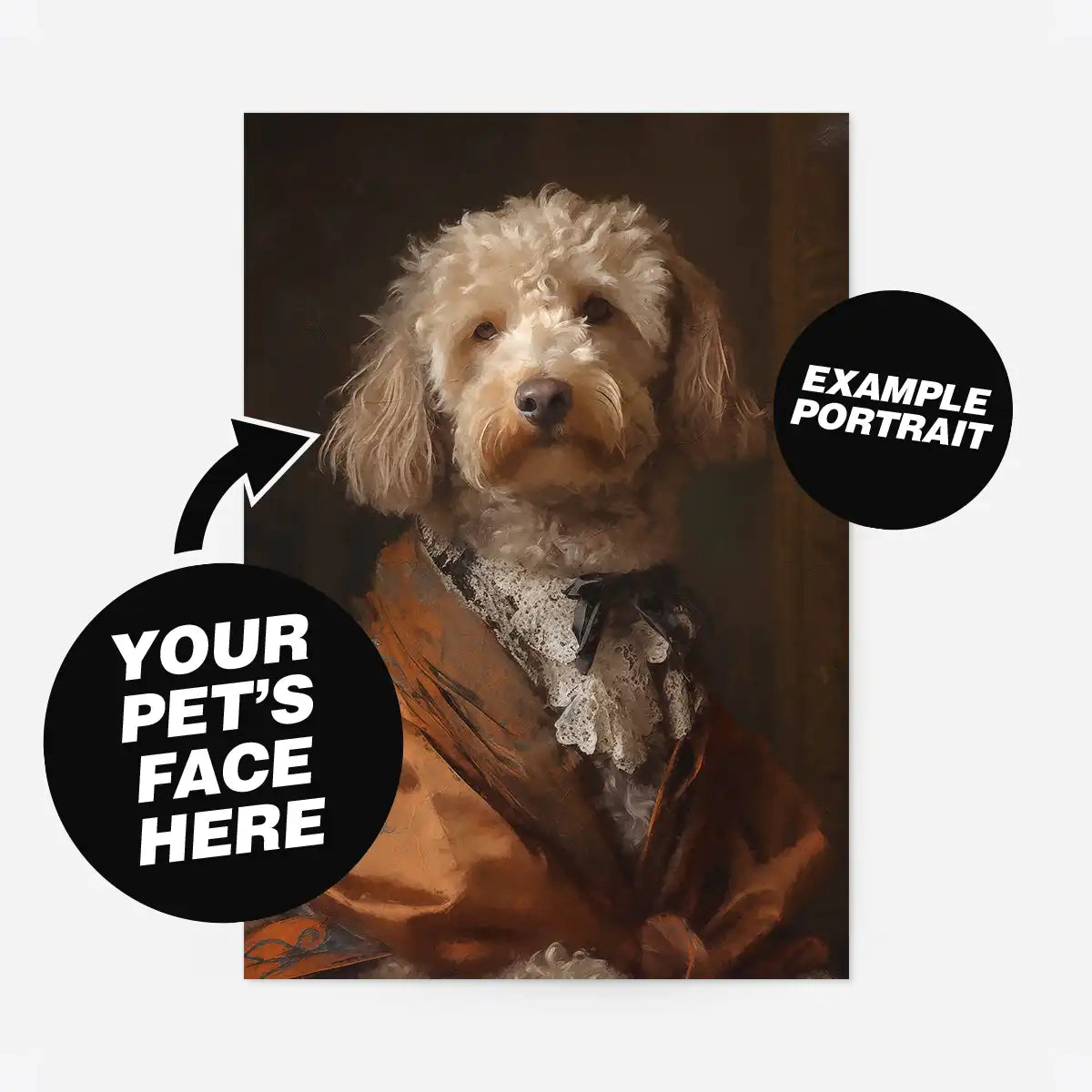 Custom Pet Portrait Print - Style 29