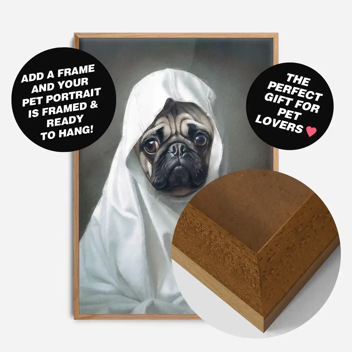 Custom Pet Portrait Print - Style 32