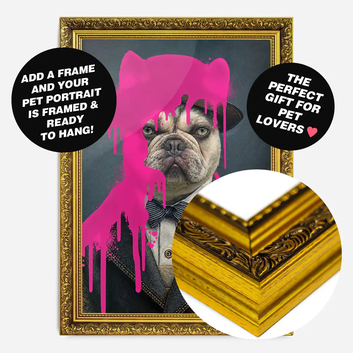 Custom Pet Portrait Print - Style 35