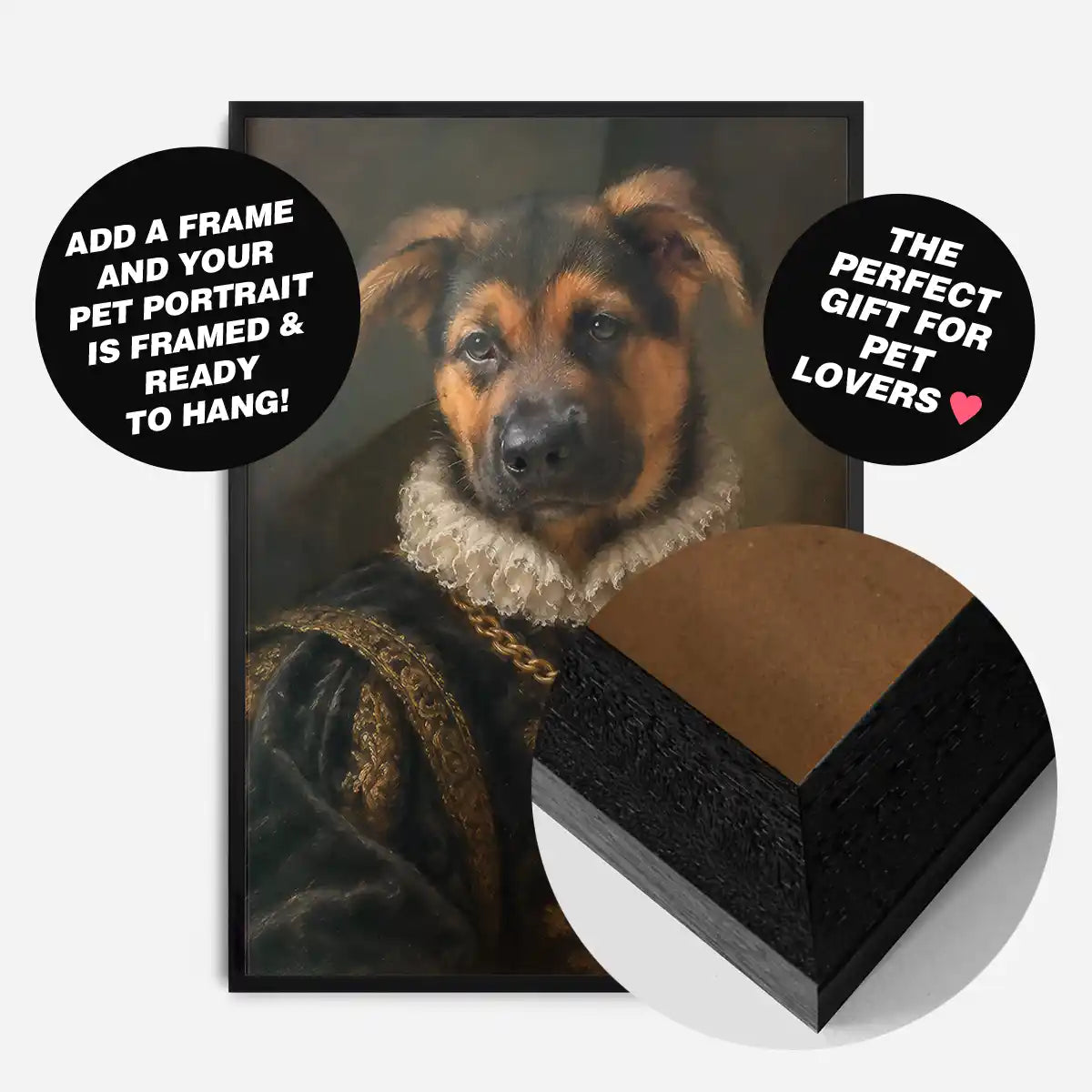 Custom Pet Portrait Print - Style 36