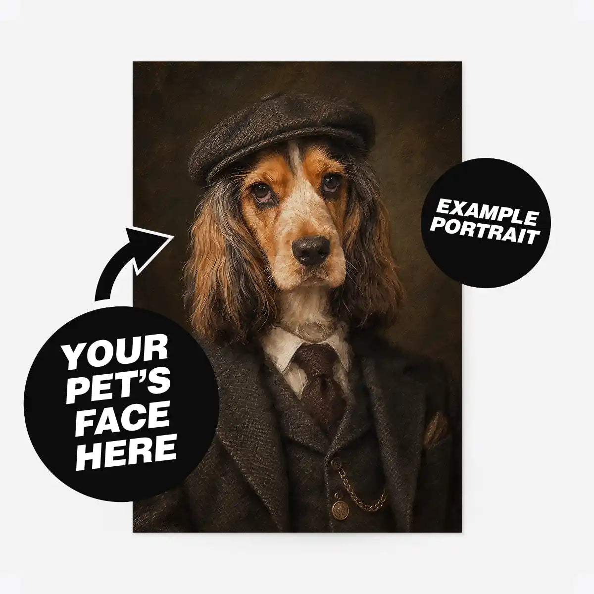 Custom Pet Portrait Print - Style 37
