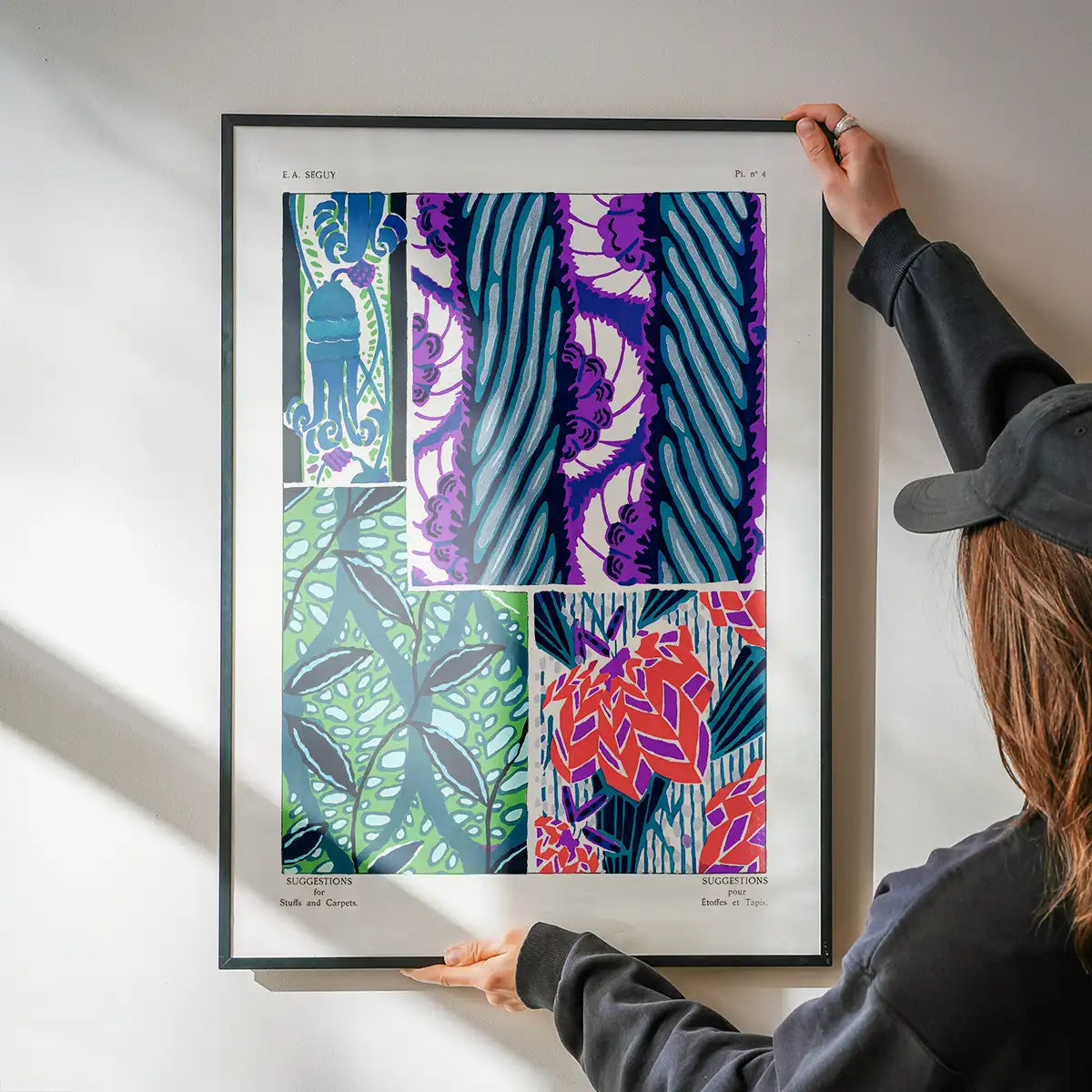 Emile-Alain Séguy Art Nouveau Pattern Print 001