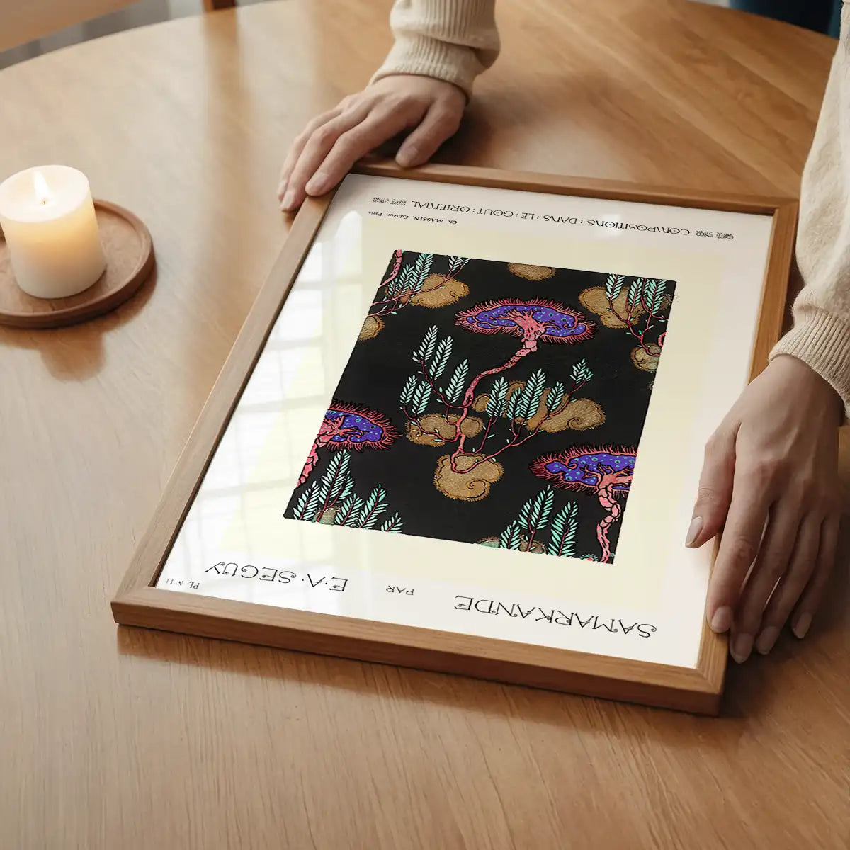Emile-Alain Séguy Art Nouveau Pattern Print 002