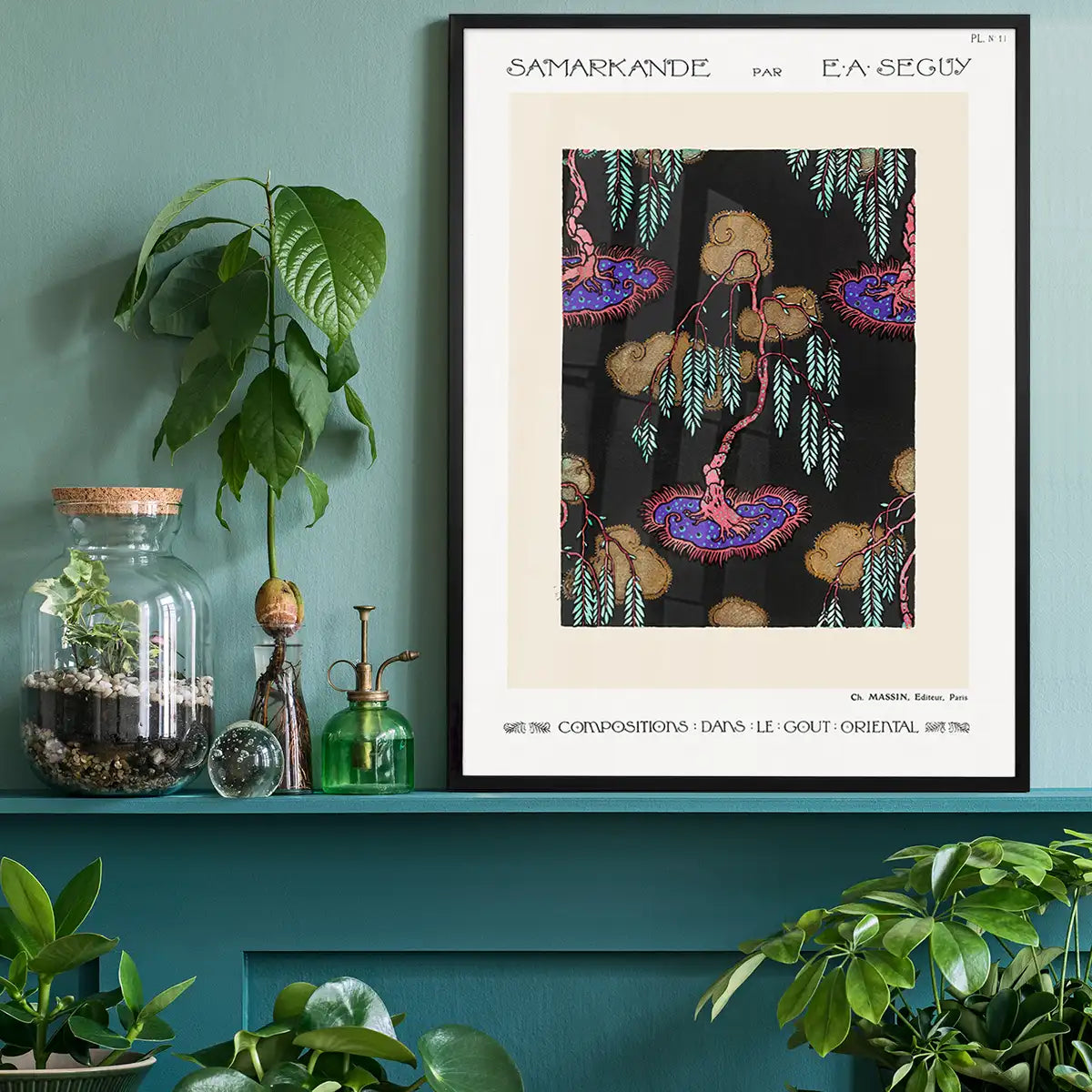 Emile-Alain Séguy Art Nouveau Pattern Print 002