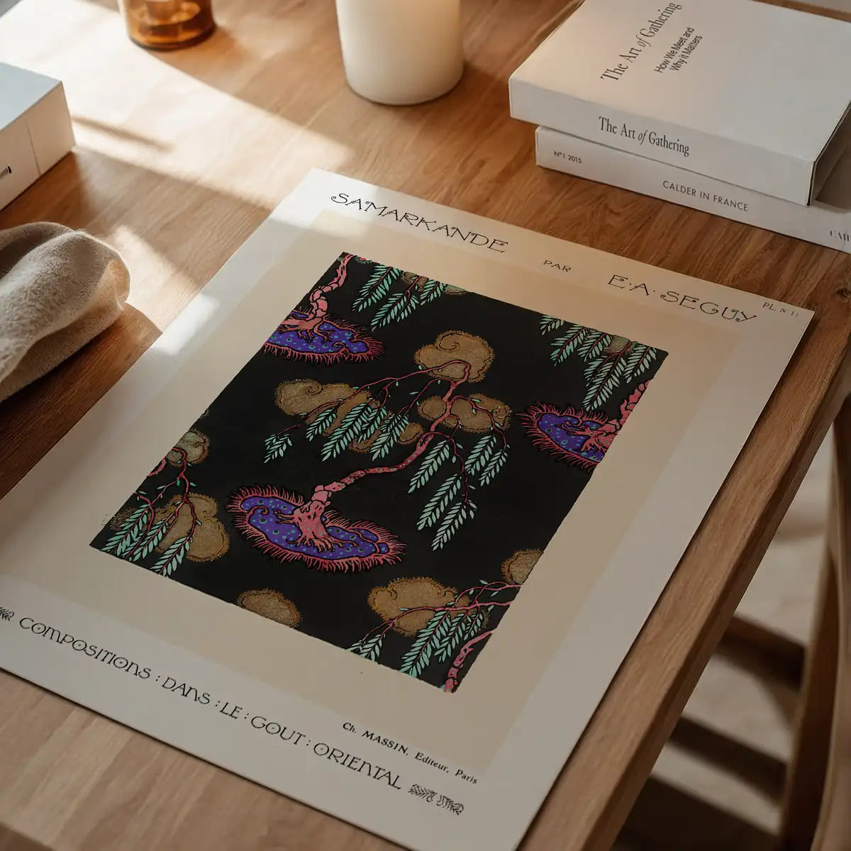 Emile-Alain Séguy Art Nouveau Pattern Print 002