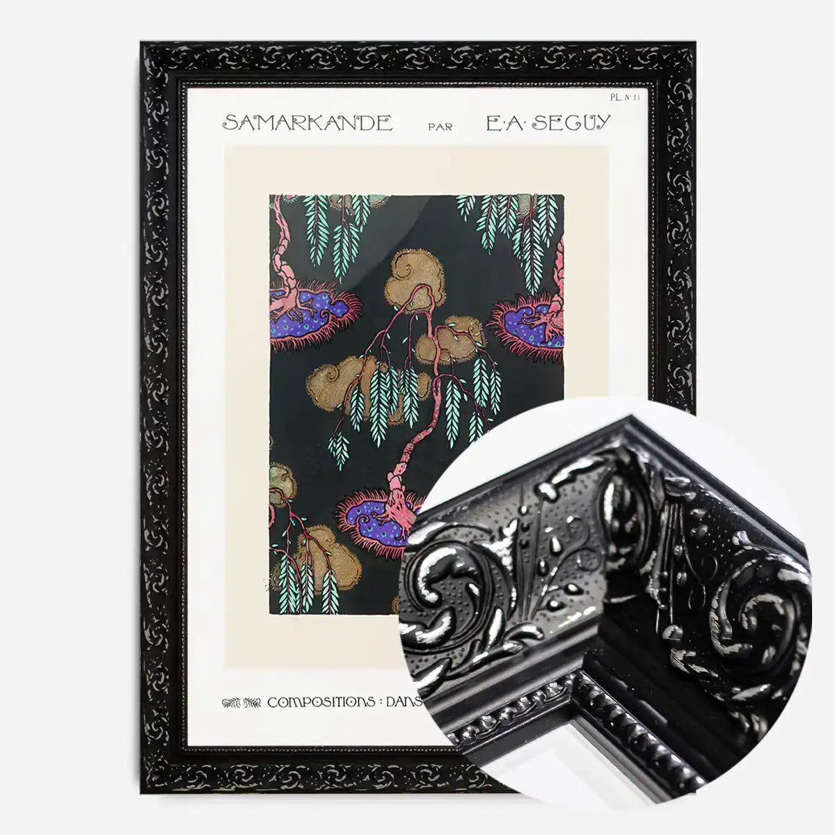 Emile-Alain Séguy Art Nouveau Pattern Print 002