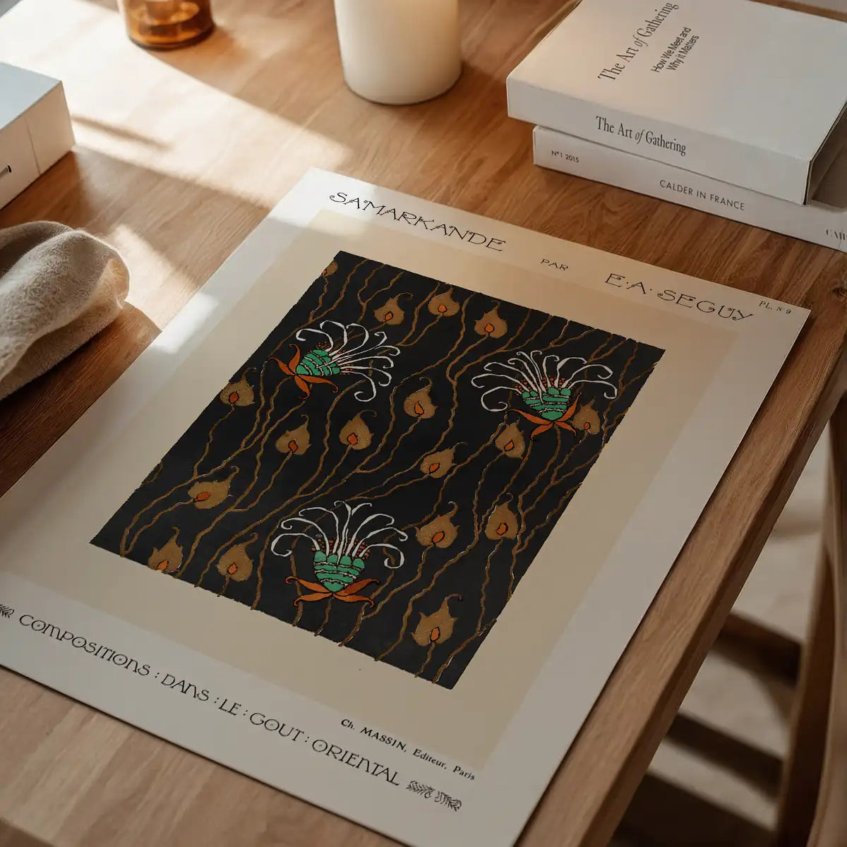 Emile-Alain Séguy Art Nouveau Pattern Print 003
