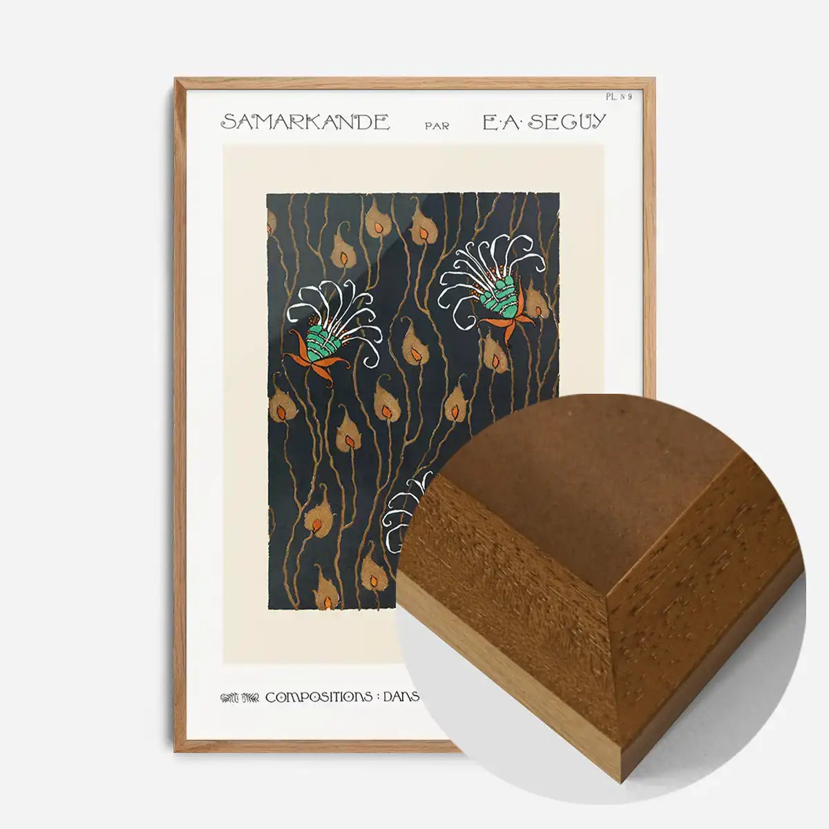 Emile-Alain Séguy Art Nouveau Pattern Print 003