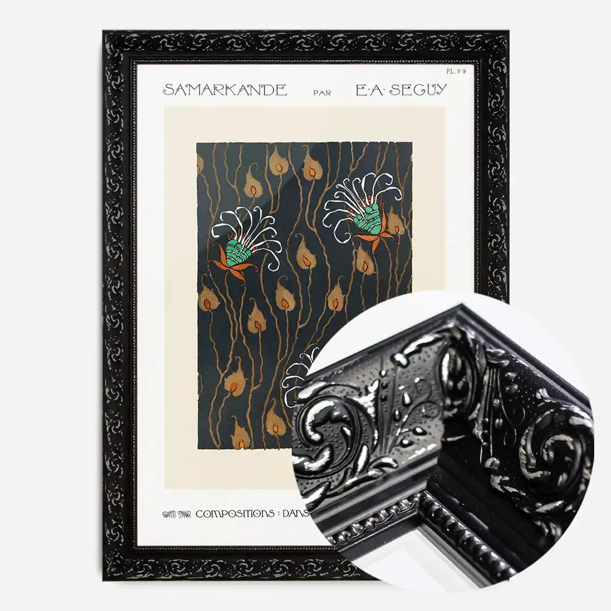 Emile-Alain Séguy Art Nouveau Pattern Print 003