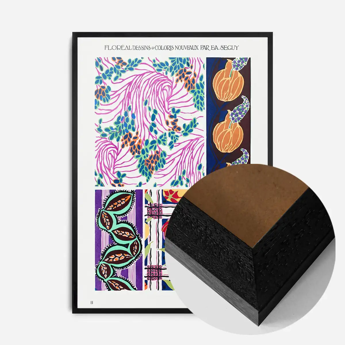 Emile-Alain Séguy Art Nouveau Pattern Print 004