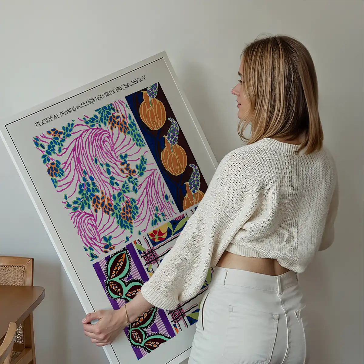 Emile-Alain Séguy Art Nouveau Pattern Print 004