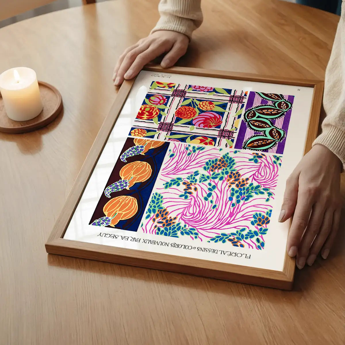 Emile-Alain Séguy Art Nouveau Pattern Print 004