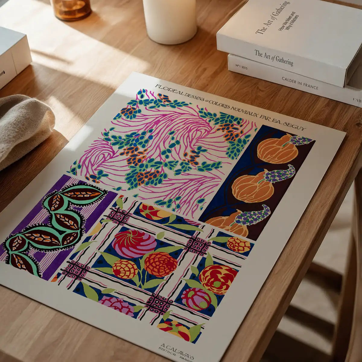 Emile-Alain Séguy Art Nouveau Pattern Print 004