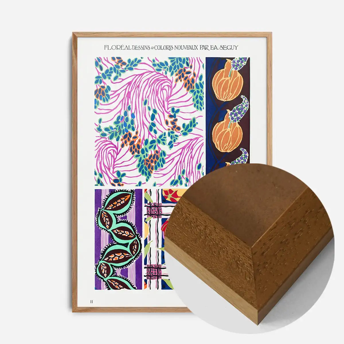 Emile-Alain Séguy Art Nouveau Pattern Print 004