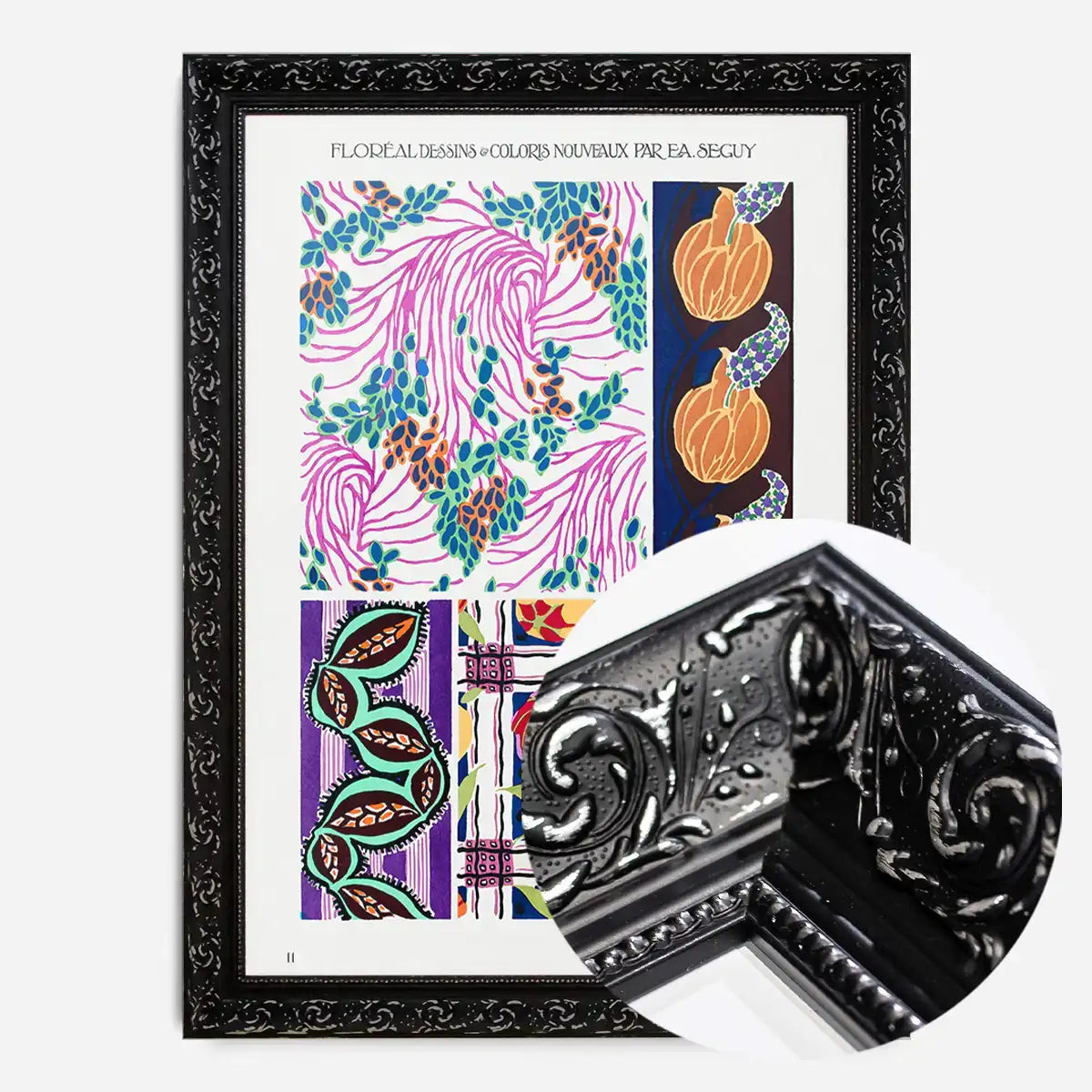 Emile-Alain Séguy Art Nouveau Pattern Print 004